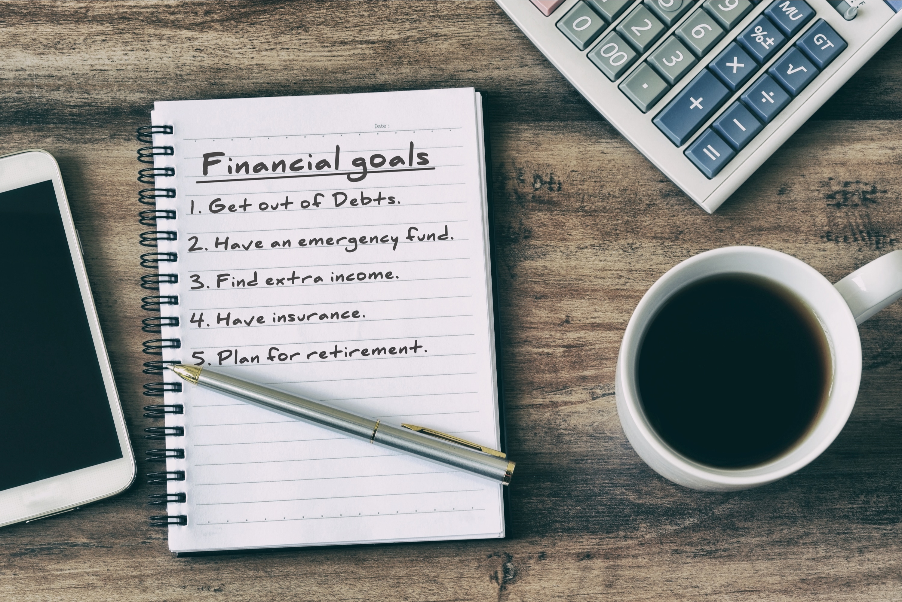 Long Term Goal Financial Planning Saving Money Retirement Plan 